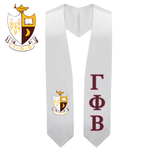 Gamma Phi Beta Gamma Phi Beta Super Crest - Shield Graduation Stole
