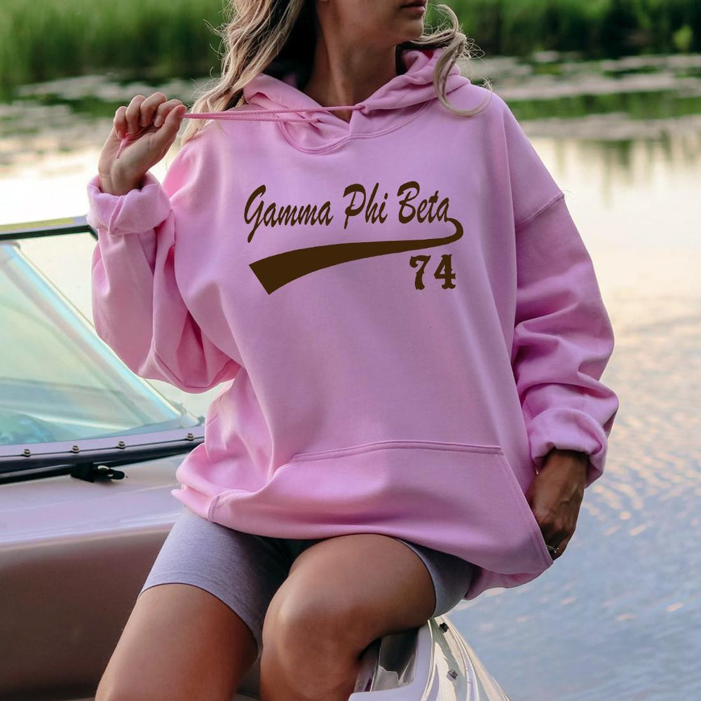 Gamma Phi Beta Tail Hooded Sweatshirts Gamma Phi Beta Tail Hooded Sweatshirts