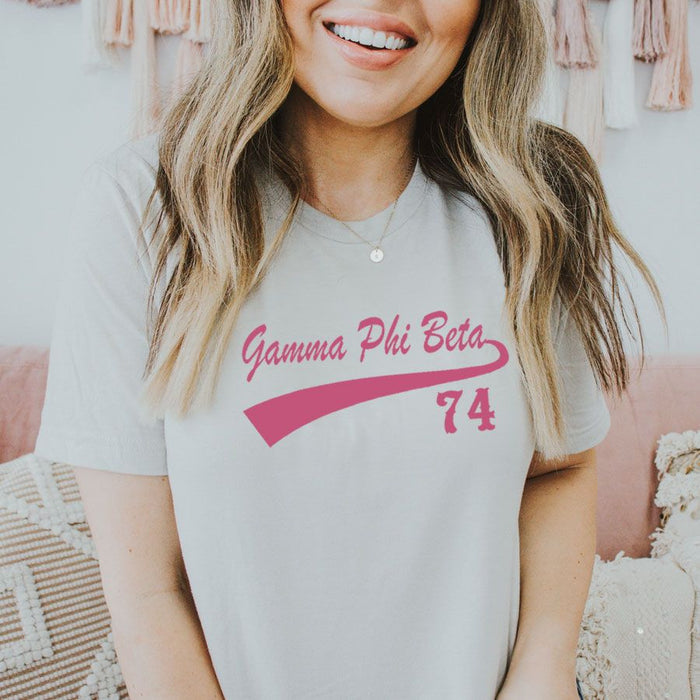 Gamma Phi Beta Tail T Shirts Gamma Phi Beta Tail T-Shirts