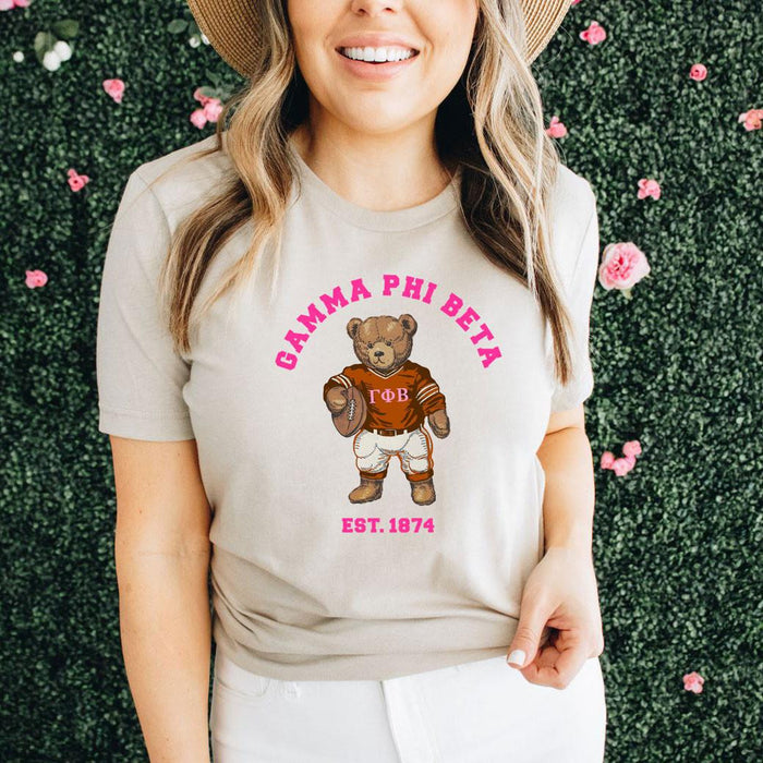 Gamma Phi Beta Teddy Bear Tee Gamma Phi Beta Teddy Bear Tee