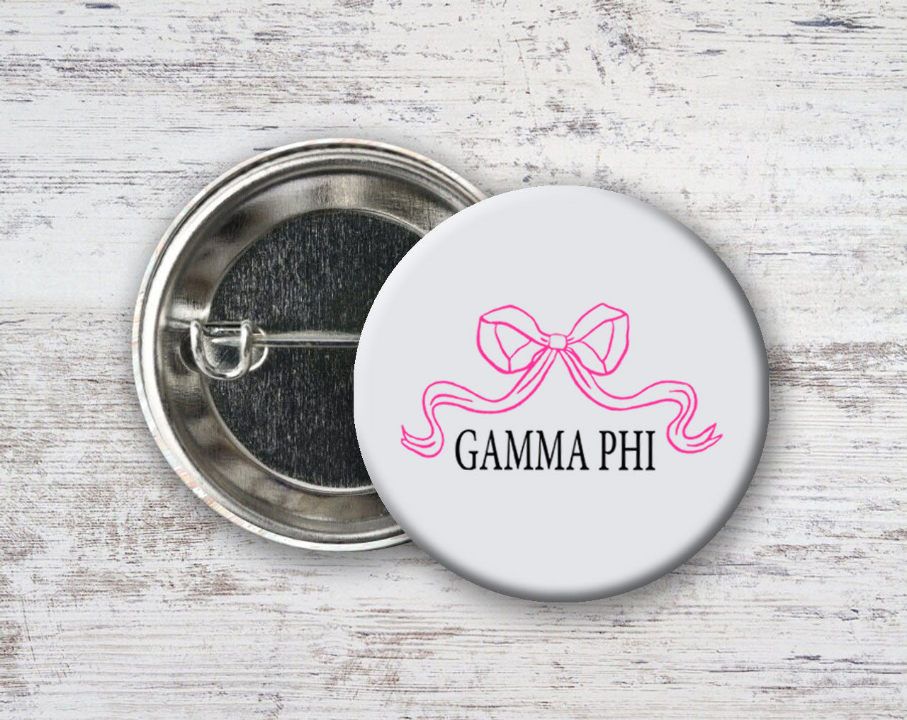Gamma Phi Beta Nickname Bow Pin Buttons Gamma Phi Beta Nickname Bow Pin Buttons