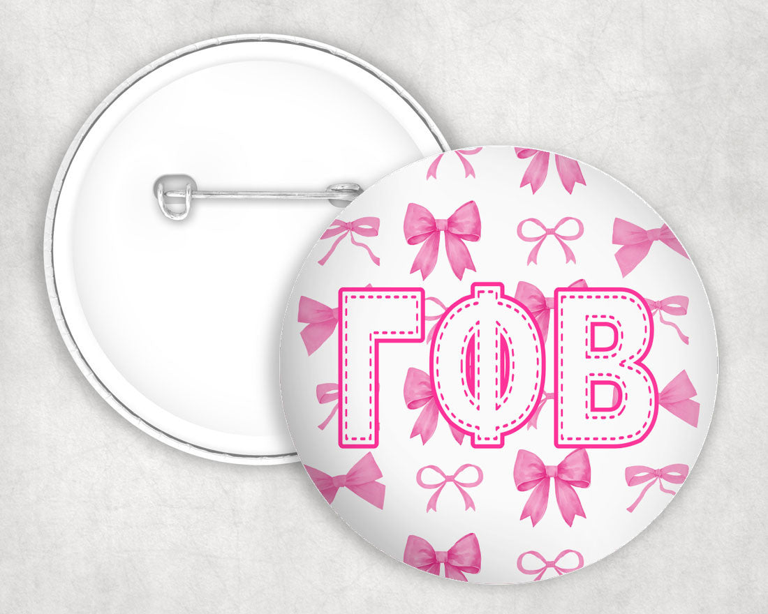 Gamma Phi Beta Multi Bows Pin Buttons Gamma Phi Beta Multi Bows Pin Buttons