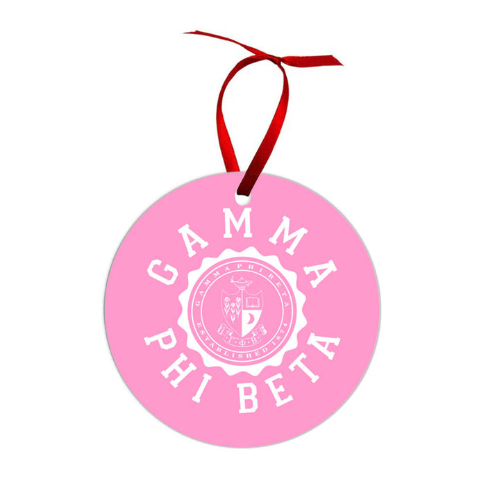 Gamma Phi Beta Shield Christmas Ornaments Gamma Phi Beta Shield  Christmas Ornaments