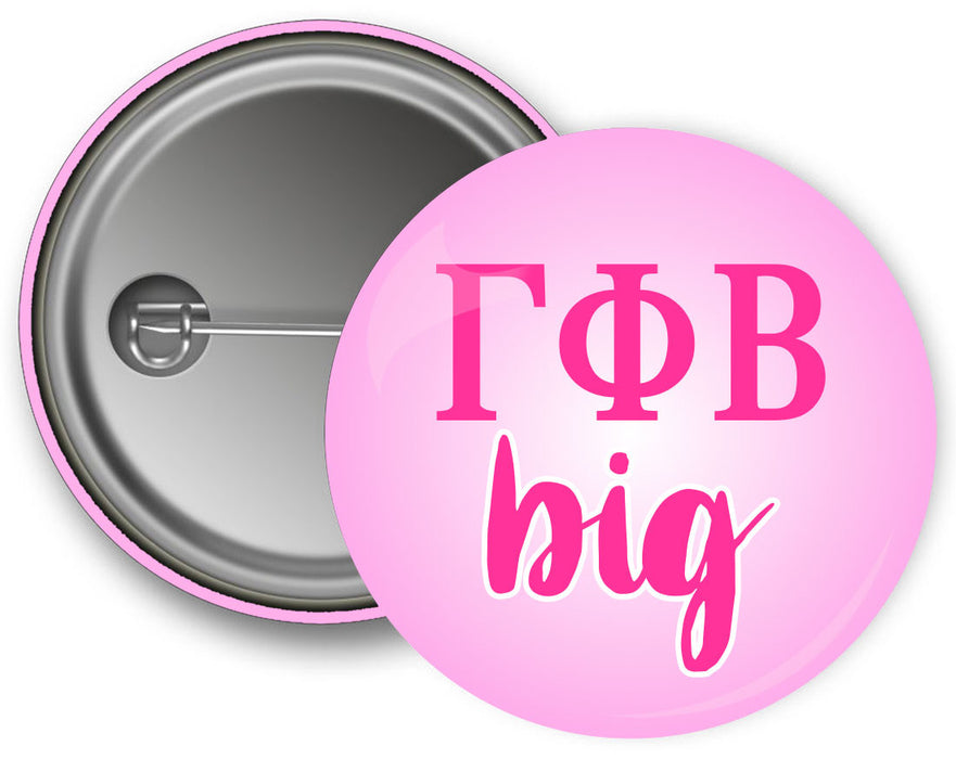 Gamma Phi Beta Big Button Gamma Phi Beta Big Button