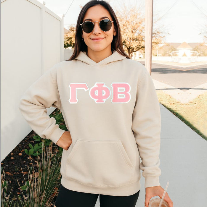 Gamma Phi Beta 2 Day Ship Twill Hooded Sweatshirt Gamma Phi Beta - 2 Day Ship Twill Hooded Sweatshirt