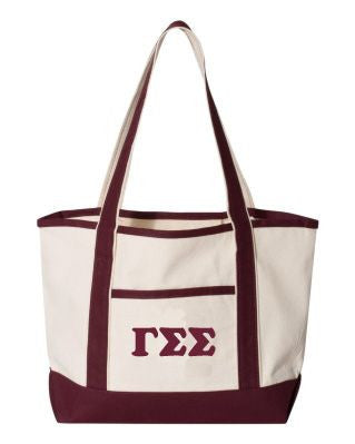 Gamma Sigma Sigma Sailing Tote Bag Gamma Sigma Sigma Sailing Tote Bag