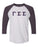 Gamma Sigma Sigma Unisex Tri Blend Three Quarter Sleeve Baseball Raglan Tee Gamma Sigma Sigma Unisex Tri-Blend Three-Quarter Sleeve Baseball Raglan Tee