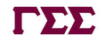 Gamma Sigma Sigma Big Greek Letter Window Sticker Decal Gamma Sigma Sigma Big Greek Letter Window Sticker Decal