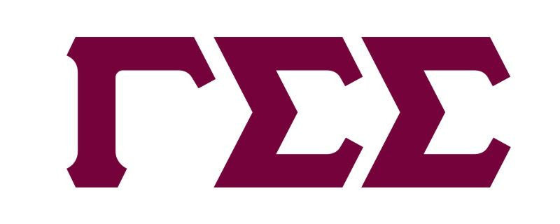 Gamma Sigma Sigma Big Greek Letter Window Sticker Decal Gamma Sigma Sigma Big Greek Letter Window Sticker Decal