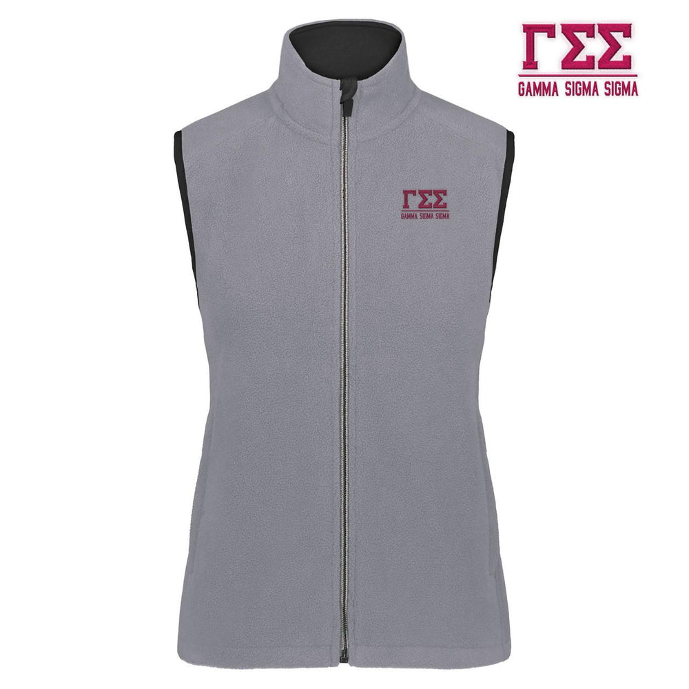 Gamma Sigma Sigma Chill Fleece Vest Gamma Sigma Sigma Chill Fleece Vest