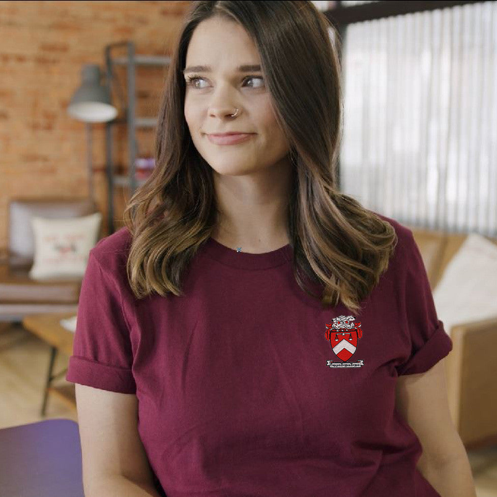 Discount Gamma Sigma Sigma Crest Shield Patch T Shirt DISCOUNT-Gamma Sigma Sigma Crest - Shield Patch T-Shirt