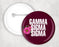 Gamma Sigma Sigma Floral Pin Buttons Gamma Sigma Sigma Floral Pin Buttons