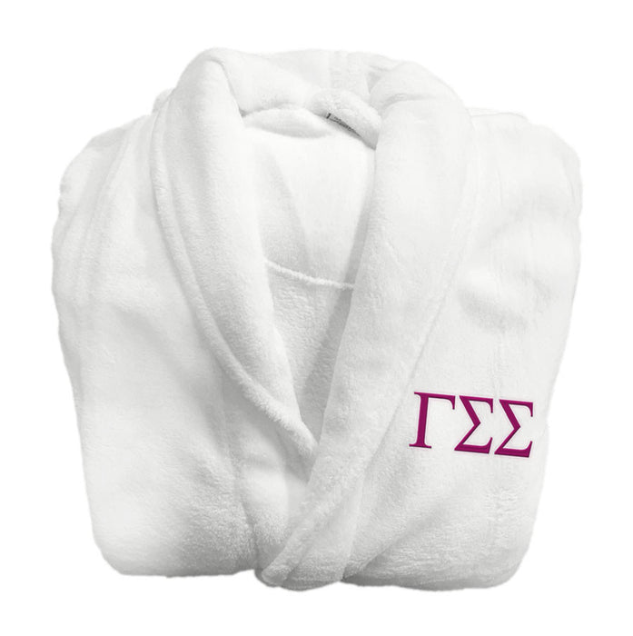 Gamma Sigma Sigma Greek Letter Bathrobe Gamma Sigma Sigma Greek Letter Bathrobe