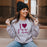 Gamma Sigma Sigma I Love Crewneck Sweatshirt Gamma Sigma Sigma I Love Crewneck Sweatshirt