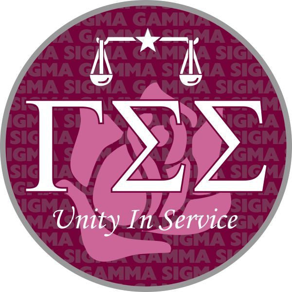 Gamma Sigma Sigma Mascot Round Decals Gamma Sigma Sigma Mascot Round Decals