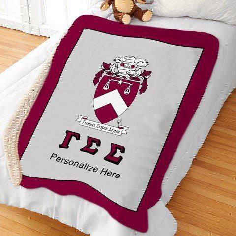 Gamma Sigma Sigma Sherpa Lap Blanket Gamma Sigma Sigma Sherpa Lap Blanket