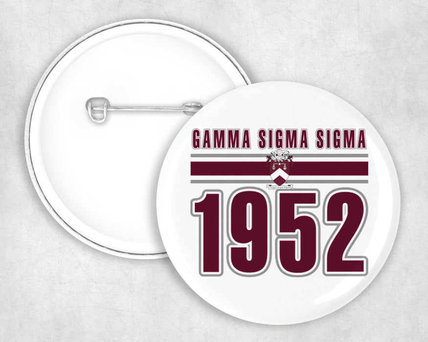 Gamma Sigma Sigma Stripe Established Pin Buttons Gamma Sigma Sigma Stripe Established Pin Buttons