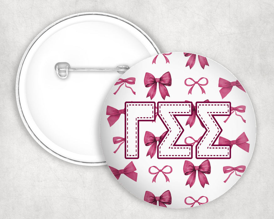 Gamma Sigma Sigma Multi Bows Pin Buttons Gamma Sigma Sigma Multi Bows Pin Buttons