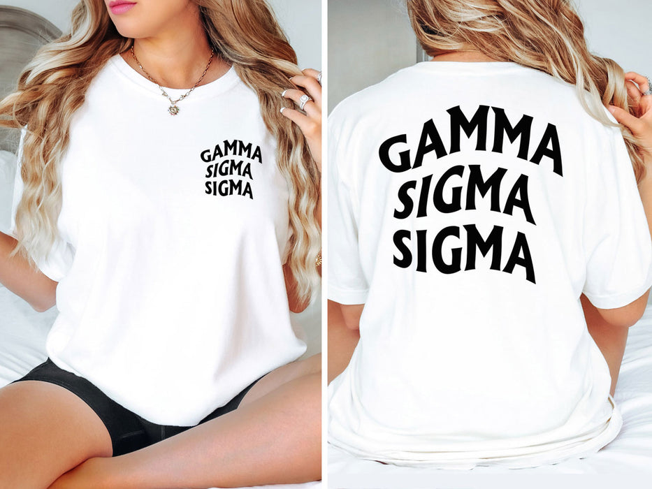 Gamma Sigma Sigma Social Tee Gamma Sigma Sigma Social Tee