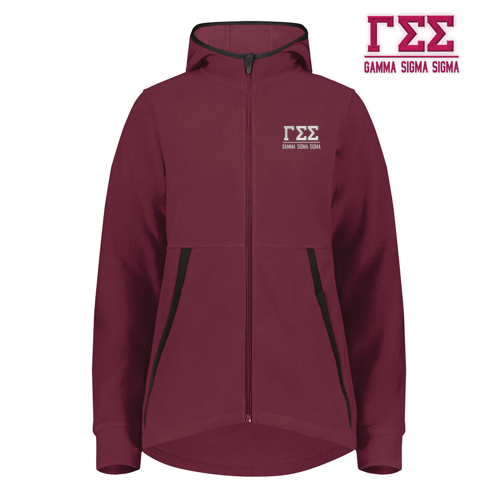 Gamma Sigma Sigma Chill Full Zip Hoodie Gamma Sigma Sigma Chill Full Zip Hoodie