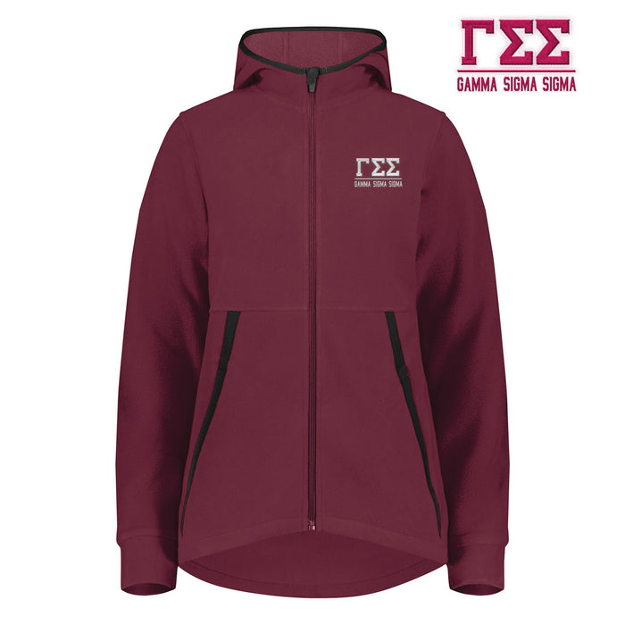 Gamma Sigma Sigma Chill Full Zip Hoodie Gamma Sigma Sigma Chill Full Zip Hoodie