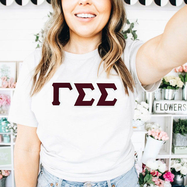 Gamma Sigma Sigma Custom Twill Tee Gamma Sigma Sigma Custom Twill Tee