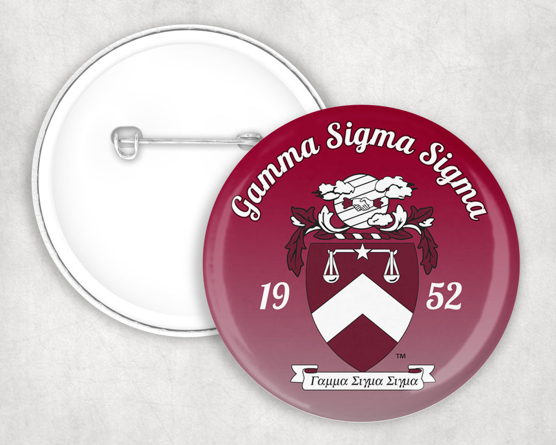 Gamma Sigma Sigma Classic Crest Pin Buttons Gamma Sigma Sigma Classic Crest Pin Buttons