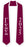 Discount Gamma Sigma Sigma Greek 2 Tone Lettered Graduation Sash Stole W/ Year DISCOUNT-Gamma Sigma Sigma Greek 2 Tone Lettered Graduation Sash Stole w/ Year