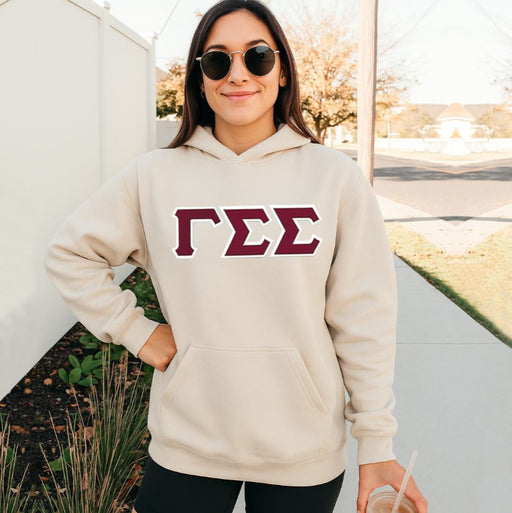 Gamma Sigma Sigma - 2 Day Ship Twill Hooded Sweatshirt