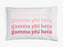 Gamma Phi Beta Ombre Retro Pillowcases Gamma Phi Beta Ombre Retro Pillowcases