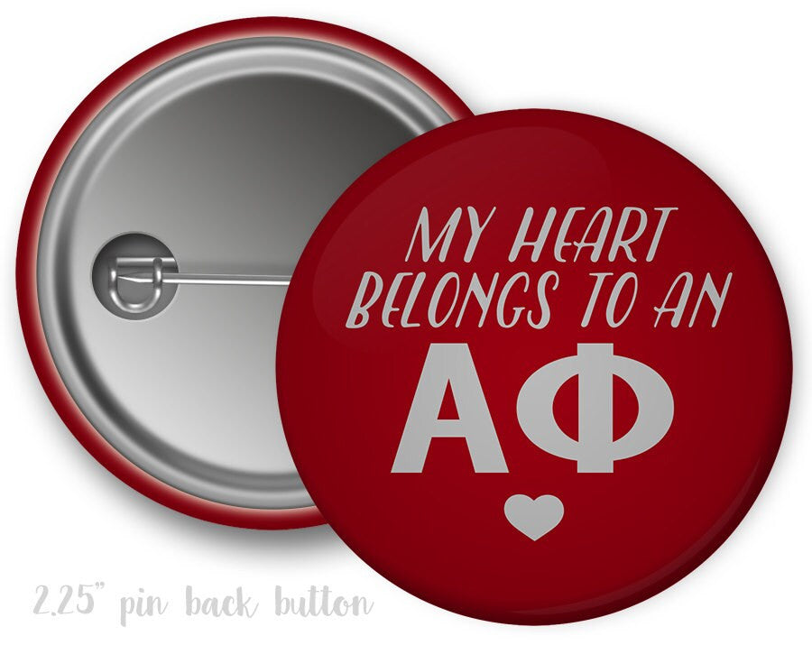 Alpha Phi Boyfriend Button Alpha Phi Boyfriend Button