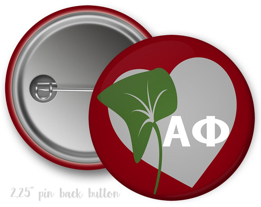 Alpha Phi Heart Button Alpha Phi Heart Button