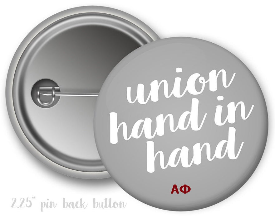 Alpha Phi Motto Button Alpha Phi Motto Button