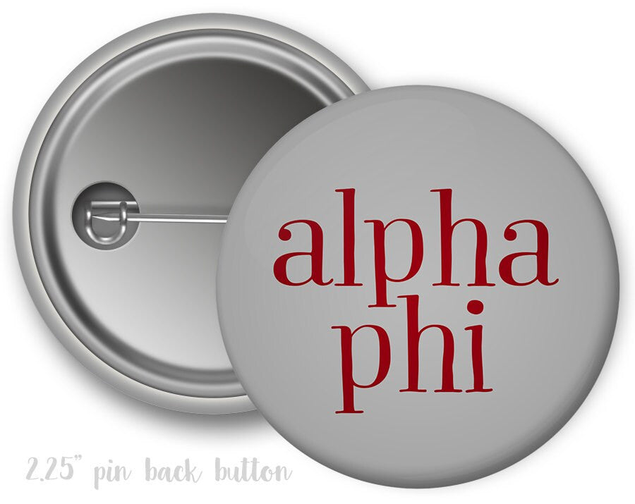 Alpha Phi Button Alpha Phi Button