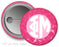 Phi Mu Floral Monogram Button Phi Mu Floral Monogram Button