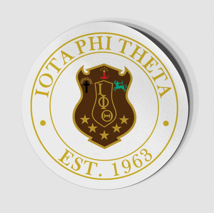 Iota Phi Theta Circle Crest Shield Decal Iota Phi Theta Circle Crest - Shield Decal
