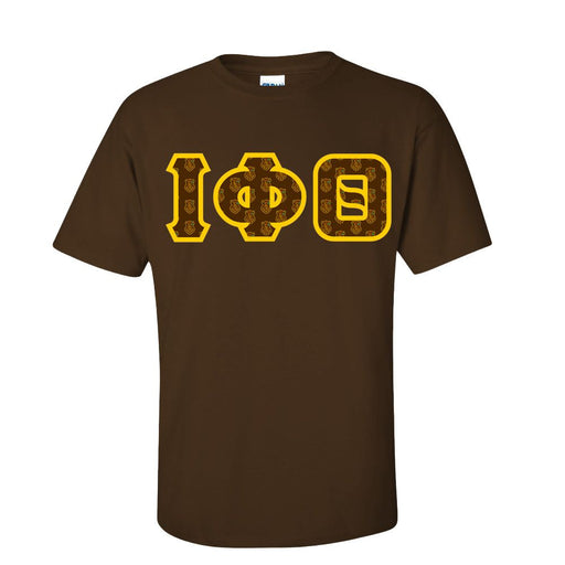Iota Phi Theta Iota Phi Theta Fraternity Crest - Shield Twill Letter Tee