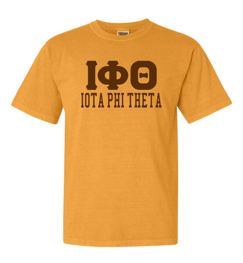 Iota Phi Theta Greek Custom Comfort Colors Heavyweight T Shirt Iota Phi Theta Greek Custom Comfort Colors Heavyweight T-Shirt