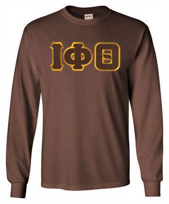 Iota Phi Theta Iota Phi Theta Lettered Long Sleeve Shirt