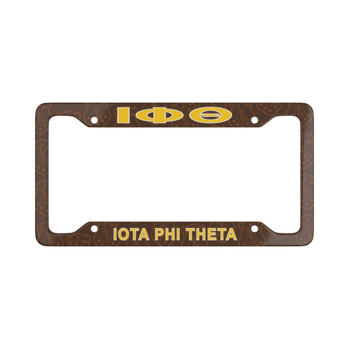 Iota Phi Theta License Plate Frame New Iota Phi Theta License Plate Frame - New