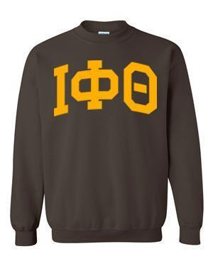 Iota Phi Theta Greek Lettered Arch Crewneck Sweatshirt Iota Phi Theta Greek Lettered Arch Crewneck Sweatshirt