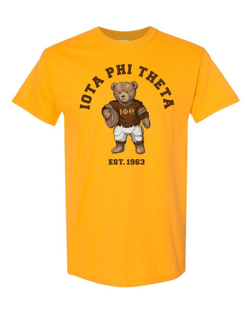 Iota Phi Theta Iota Phi Theta Teddy Bear Football T-Shirt
