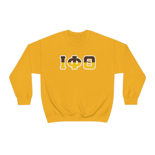 Iota Phi Theta Iota Phi Theta Two Toned Greek Lettered Crewneck Sweatshirts
