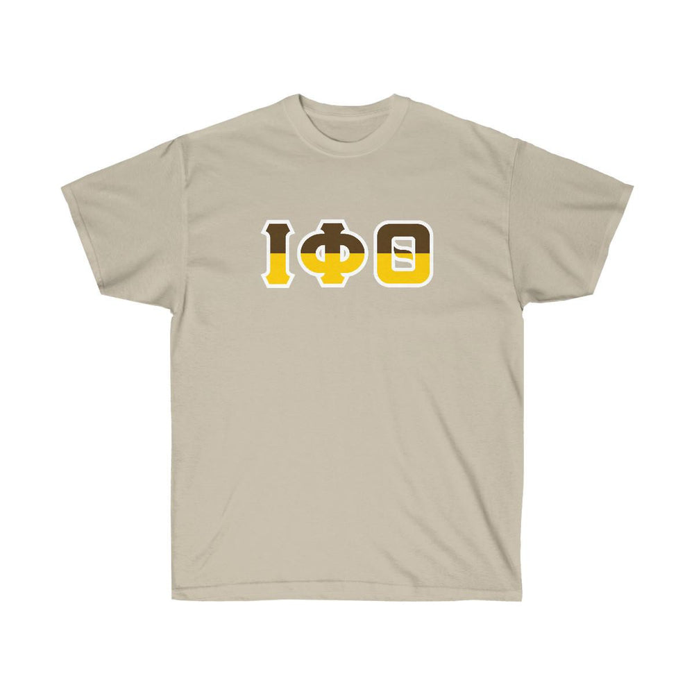 Printify Iota Phi Theta Two Toned Greek Lettered T Shirts Iota Phi Theta Two Toned Greek Lettered T-shirts