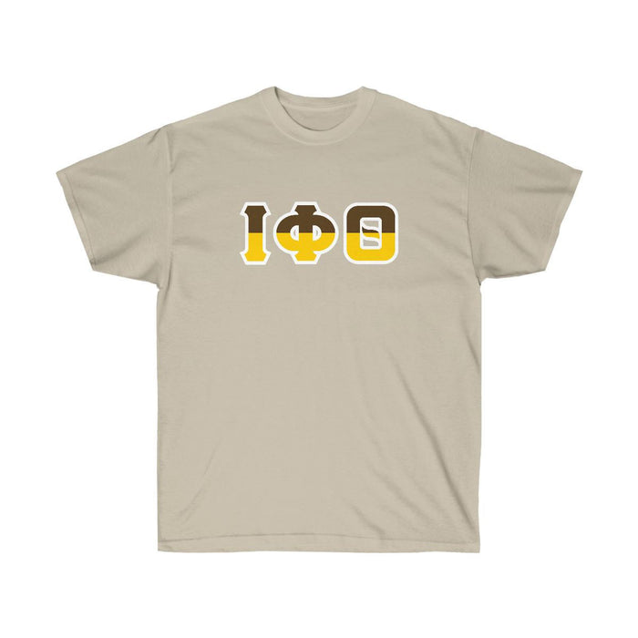 Printify Iota Phi Theta Two Toned Greek Lettered T Shirts Iota Phi Theta Two Toned Greek Lettered T-shirts