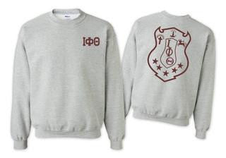 Iota Phi Theta Iota Phi Theta World Famous Crest - Shield Crewneck Sweatshirts