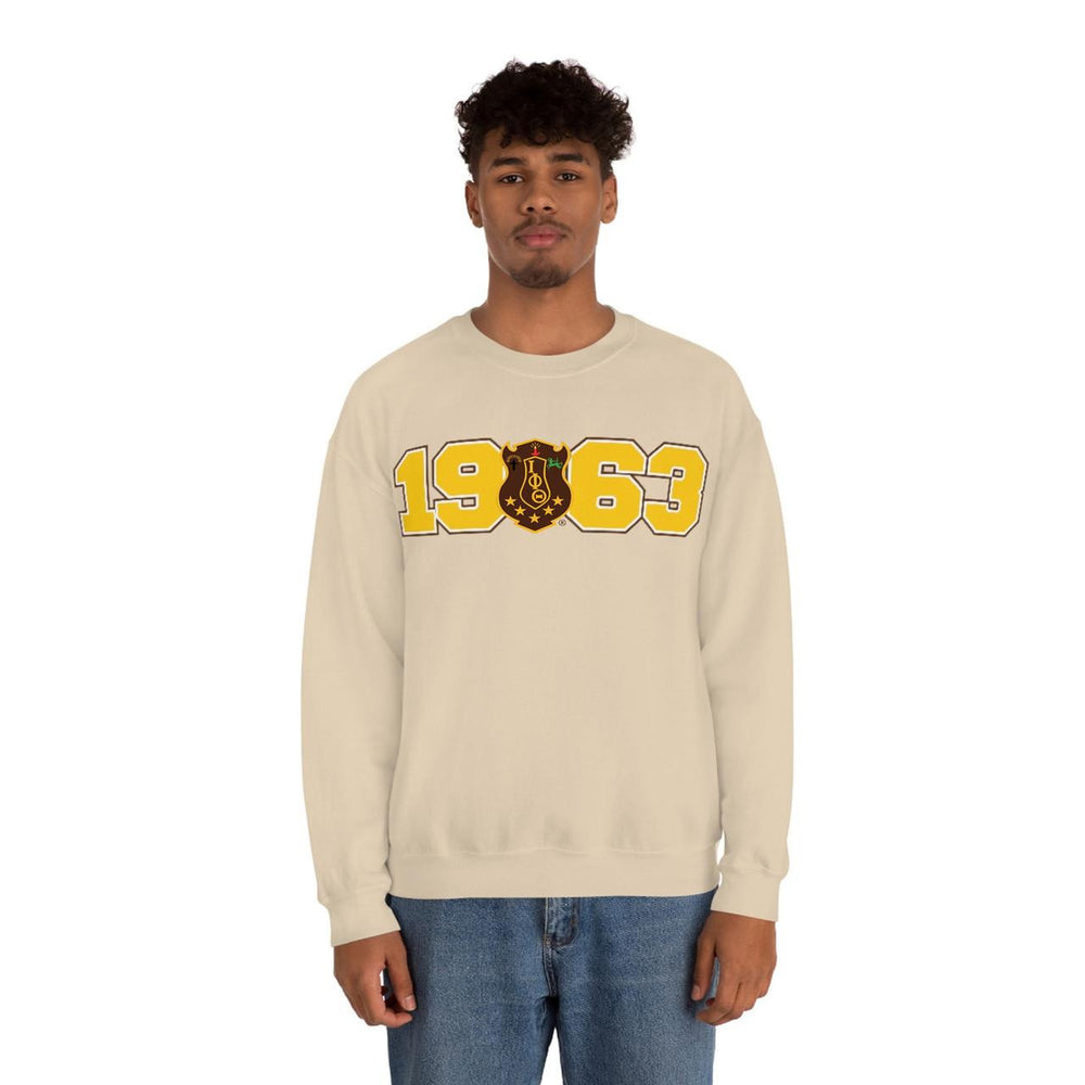 Printify Iota Phi Theta Year Crest Crew Sweatshirts Iota Phi Theta Year Crest Crew Sweatshirts