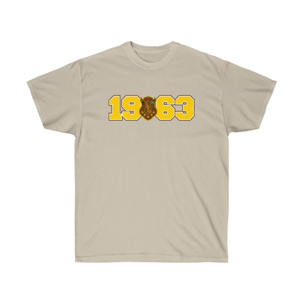 Printify Iota Phi Theta Year Crest Tee Iota Phi Theta Year Crest Tee