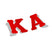 Kappa Alpha Big Greek Letter Window Sticker Decal Kappa Alpha Big Greek Letter Window Sticker Decal
