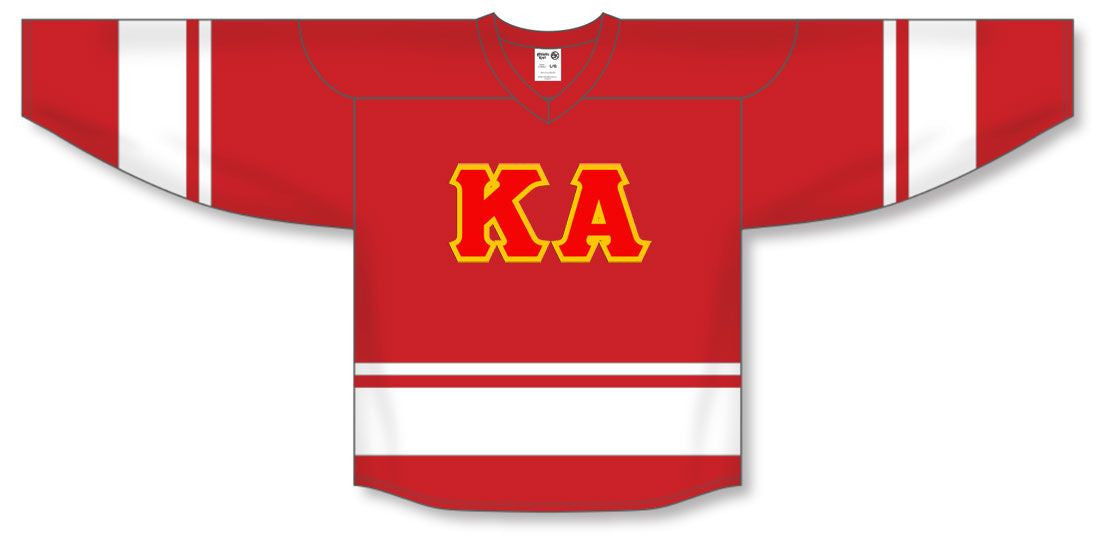 Discount Kappa Alpha Breakaway Lettered Hockey Jersey DISCOUNT-Kappa Alpha Breakaway Lettered Hockey Jersey
